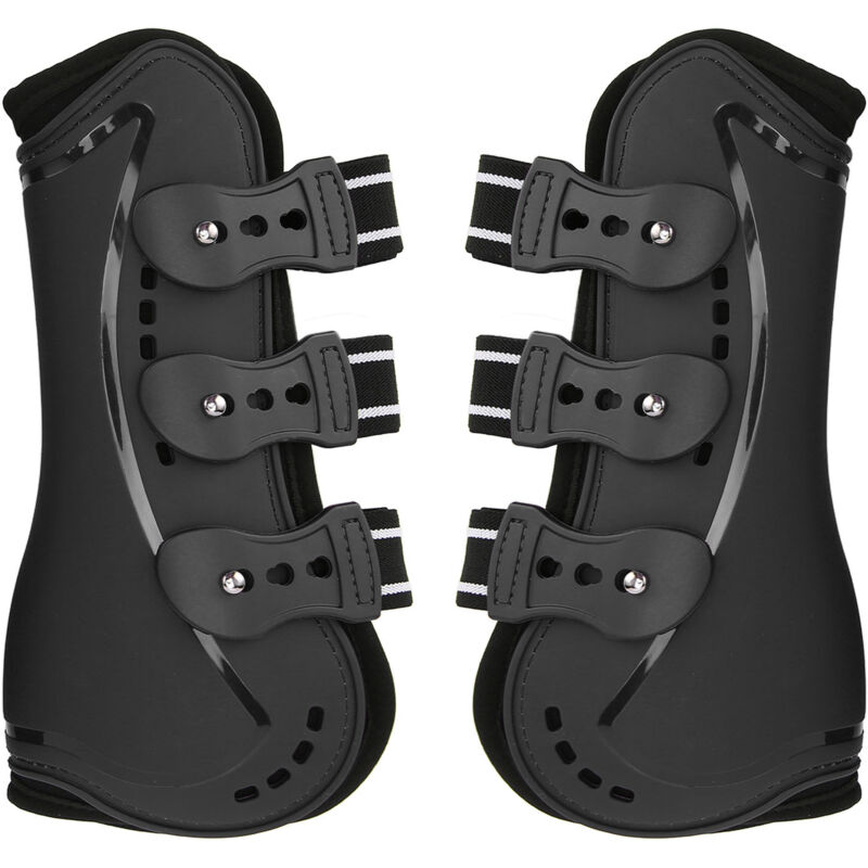 TONYSA Bottes de jambe avant de cheval, résistance aux chocs, protection respirante absorbant les chocs pour sauter, équitation, événement M