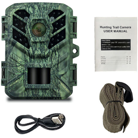 TONYSA Caméra de Chasse WiFi Antenne avec App 24MP 1080P Vidéo, Jusqu' 18m No Glow Infrarouge Vision Nocturne, Vitesse de Dclenchement 0,2s et Angle