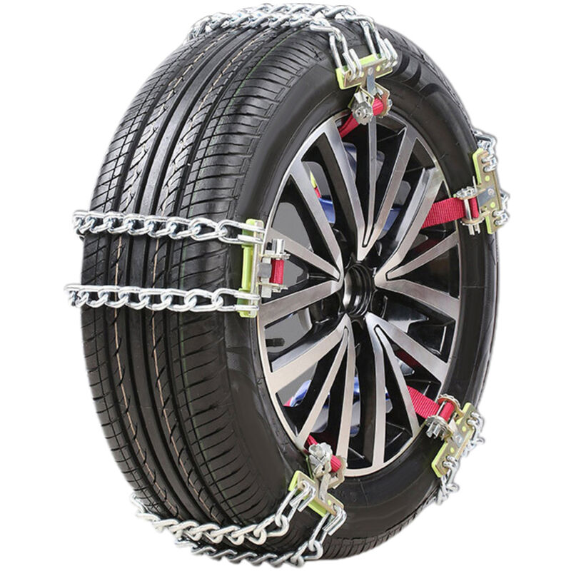 Tonysa - Chaînes à Neige pour Voitures, chaînes de sécurité antidérapantes pour pneus de Neige d'hiver, chaînes de sécurité pour 165-195mm