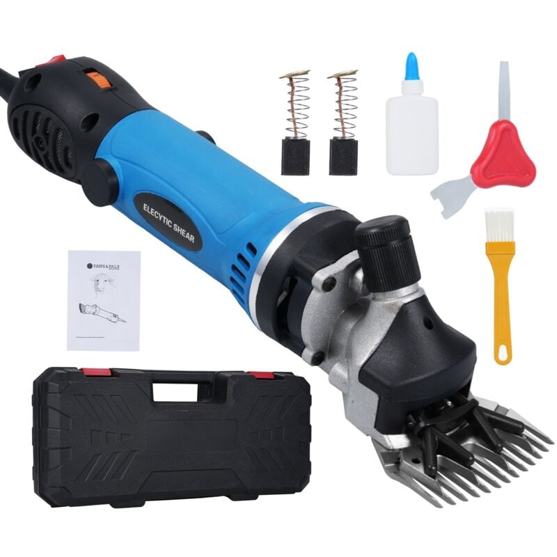 Tonysa Cisailles électriques ,1450W 6 Vitesse Réglable, tondeuses professionnelles pour moutons, pour le rasage de la laine de fourrure chez animaux
