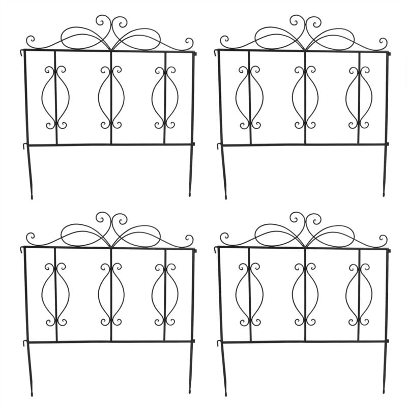 Tonysa - Gistuch Clôture de Jardin, Panneau de clôture de Bord clôture de Panneau de clôture clôture de Jardin décorative 68x63cm clôture de Bordure