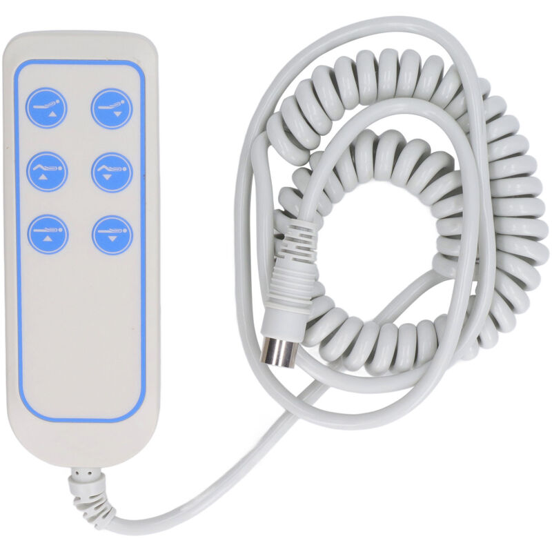 TONYSA Contrôleur de lit élévateur électrique en PVC IP66, chaise élévatrice résistante à l'usure, commande manuelle pour hôpital (8 broches)