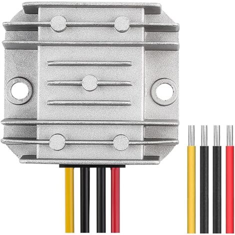 Convertisseur DC 6V Vers 12V 10A 120W – Boîtier Aluminium étanche IP68, Pour Voiture, Bateau, Camping-car, Industriel