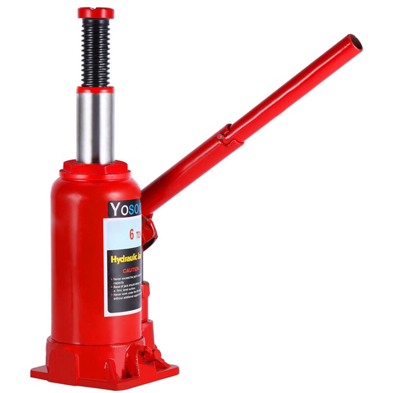Cric de Sol, cric hydraulique, cric à Main, Cric hydraulique Vertical de 6 tonnes, Outil de Changement de pneus de Voiture, cric de Voiture pour suv