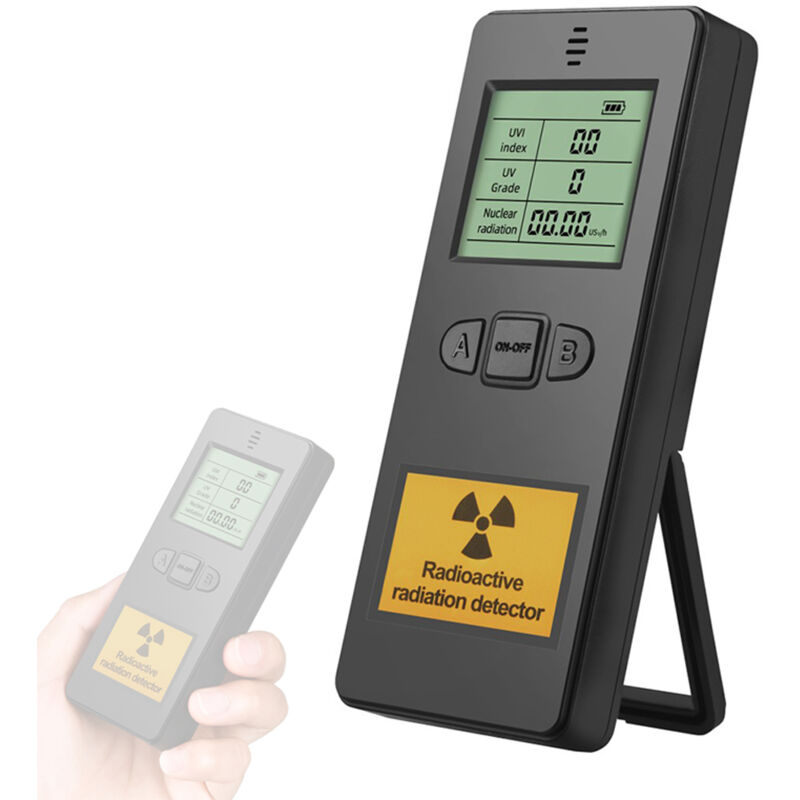 Détecteur de rayonnement, appareil de contrôle de rayonnement ultraviolet d'appareil de contrôle de rayonnement ultraviolet lcd uv numérique portatif