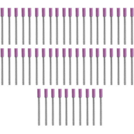 TONYSA Ensemble de 50 meules à aiguiser pour outils rotatifs avec tête abrasive de 4 mm