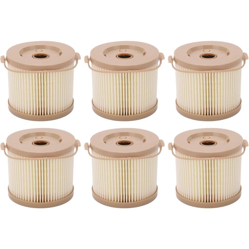 Filtre gasoil racor, Lot de 6 Filtres à Carburant Séparateur d'eau pour Filtre à Eau pour racor 2010PM-OR 500FG - Tonysa
