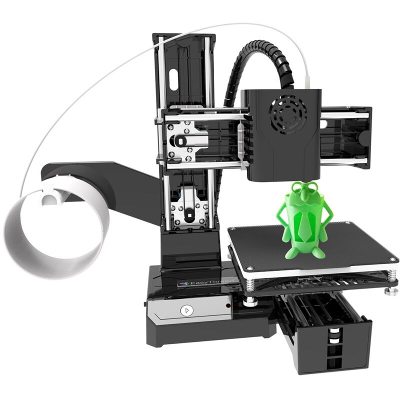 Tonysa - Imprimante 3D pour enfants 100x100x100mm Taille d'impression Installation facile Mini imprimante de bureau muette portable