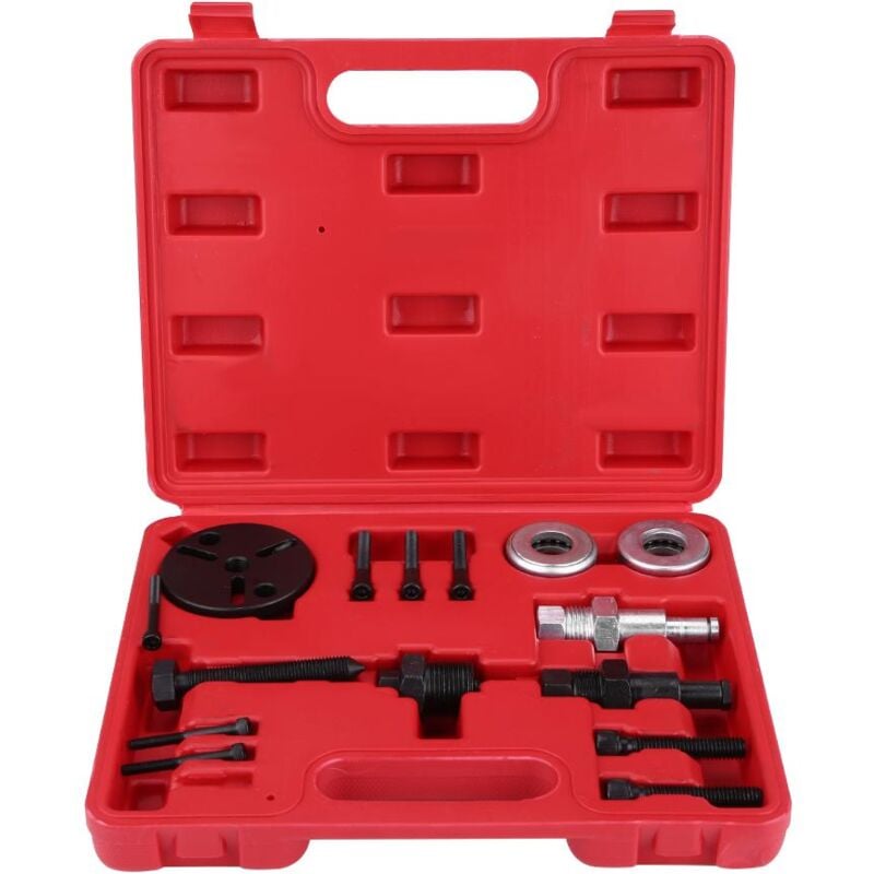 Image of Kit di rimozione della frizione del compressore dell'aria condizionata per auto, estrattore e installatore di utensili per aria condizionata - Tonysa