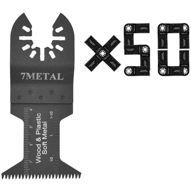 Lames de scie pour multi-outil universelle 50 pièces compatible Bosch Dremel Fein - Tonysa