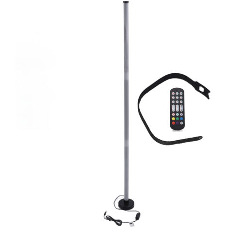 TONYSA Lampadaire d'angle LED 3 Modes de contrôle RGB avec synchronisation de musique intelligent moderne pour chambre à coucher salon