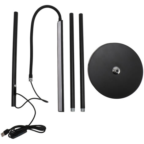 TONYSA Lampadaire LED 3 températures de couleur 3000K 6000K 10 niveaux de luminosité col de cygne lampe de lecture pour le salon, la chambre à coucher et le bureau