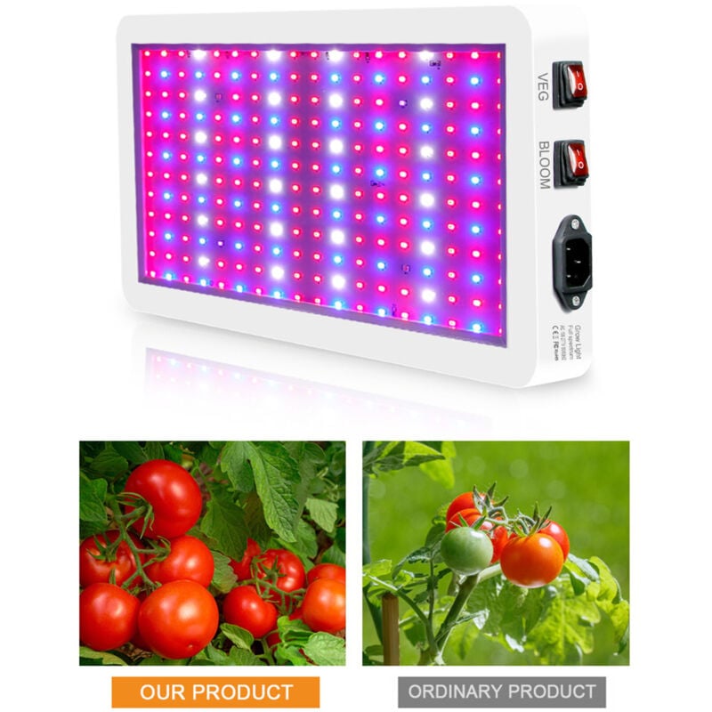 Tonysa - Lampe horticole 2000W Lampe De Culture à Spectre Complet Lampe led pour Plante à Spectre Complet led Grow Light élèvent la lumière,pour