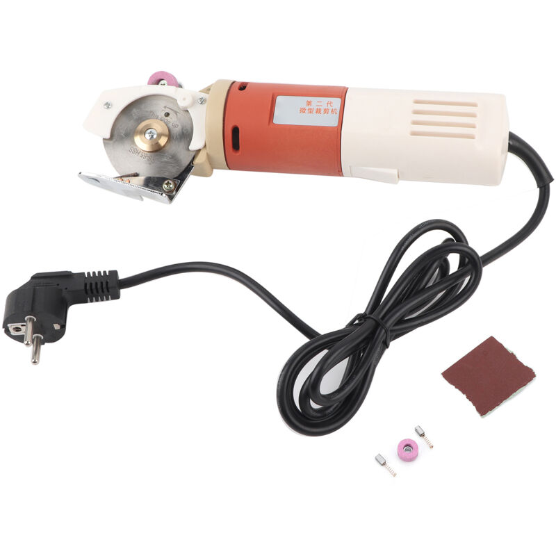 TONYSA Machine de découpe de tissu électrique à lame rotative portative de 65mm, coupe-tissu rond