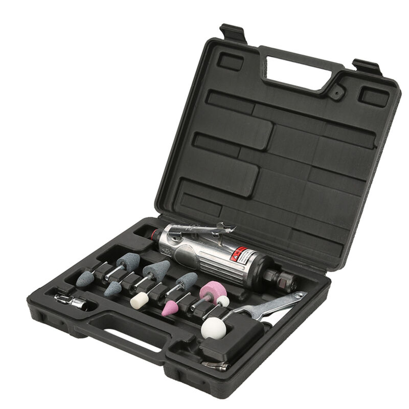 Tonysa - Meuleuse pneumatique Ponceuse Pneumatique en Métal, Polisseuse, Ensemble D'outils Pneumatiques pour les Opérations de Coupe, de Meulage et