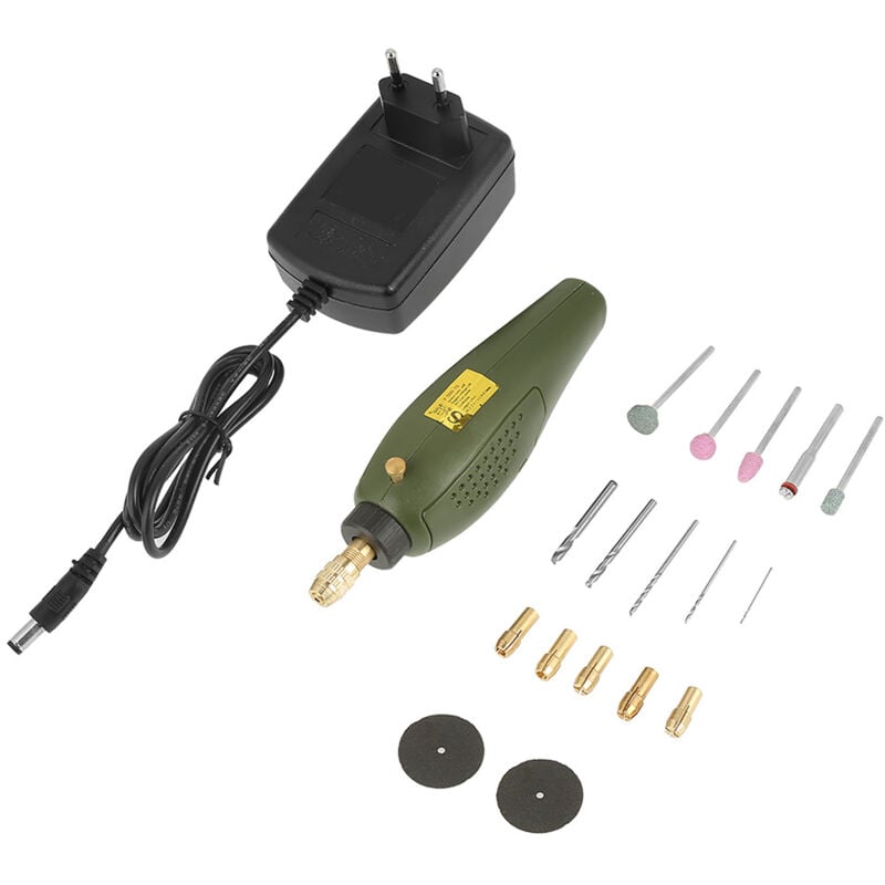Tonysa - Mini Perceuse Electrique Outil de broyeur rotatif mini électrique et kit de gravure pour la coupe de forets pour le fraisage, perçage,