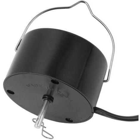 TONYSA Moteur d'affichage suspendu en plastique, Type enfichable, Spinner à vent électrique rotatif pour carillon attrape-soleil EU 220V