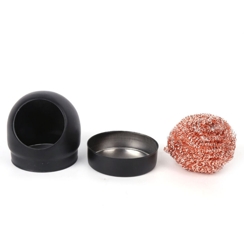 TONYSA Nettoyeur de pointe de fer à souder, accessoire de matériel, boules de nettoyage à récurer, outil industriel noir