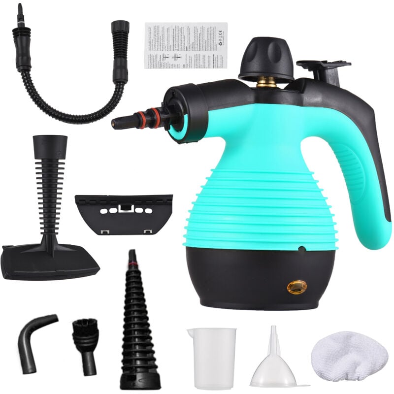 Tonysa - Nettoyeur vapeur à main - Nettoyeur vapeur portable multifonction pour usage domestique - Avec kit de 9 accessoires pour enlever la saleté