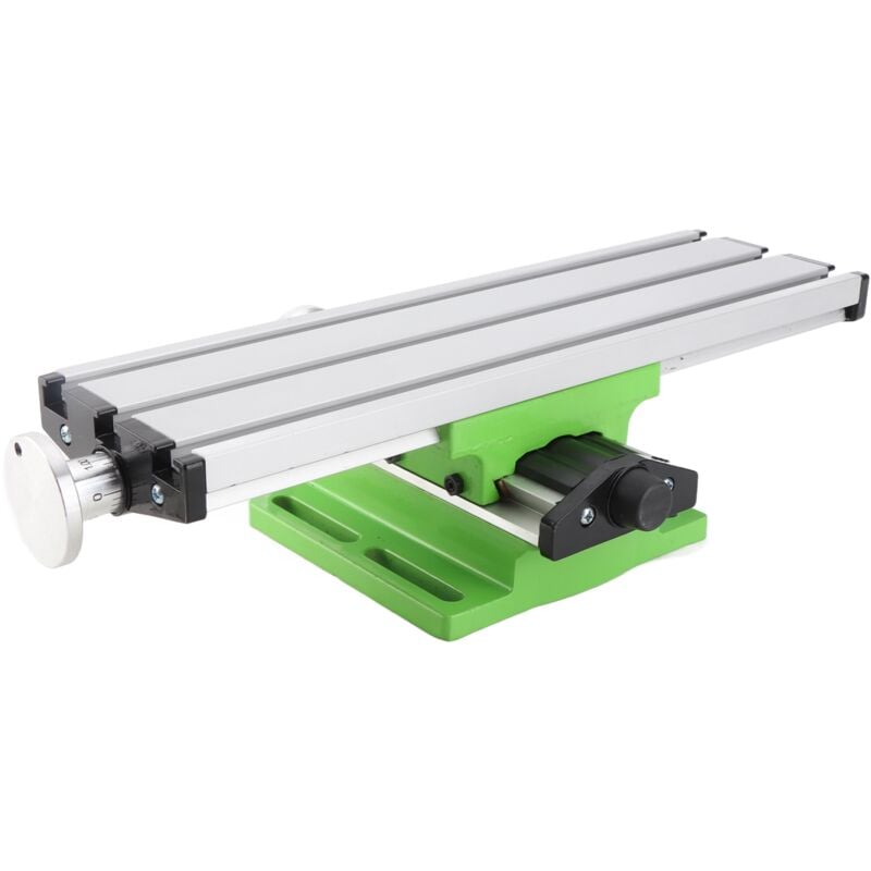 Nouvelle fraiseuse en alliage d'aluminium composé établi croix table coulissante perceuse étau montage - Tonysa