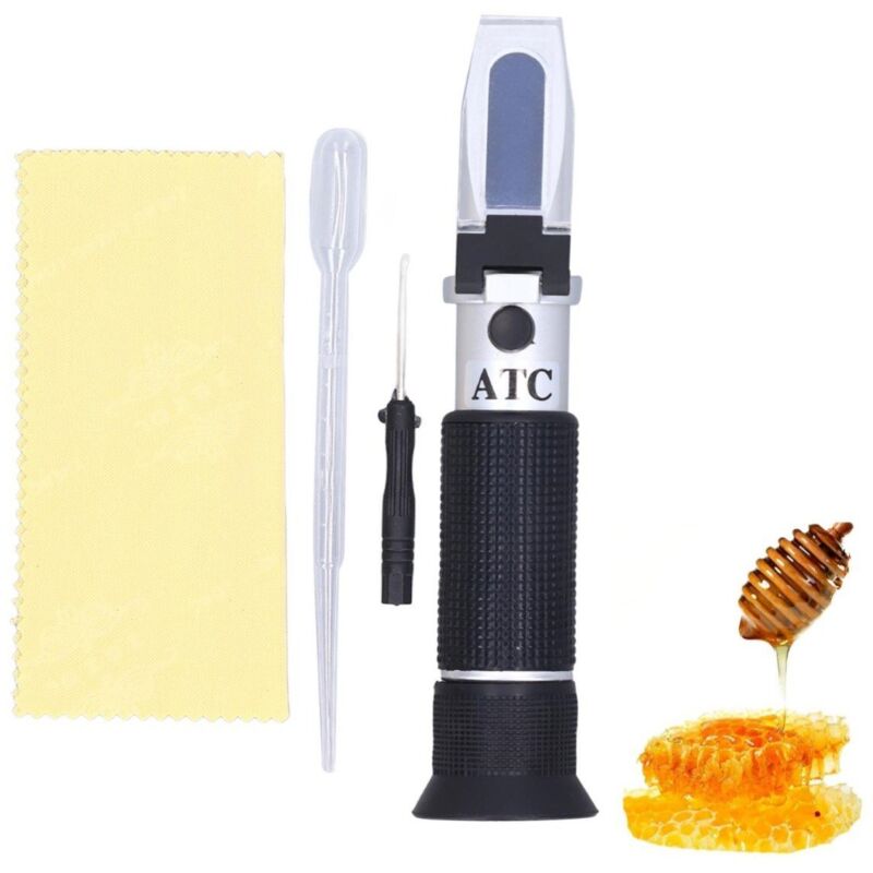 Tonysa - Oenologue Réfractomètre Brix 0-32% (Sucre) avec atc pour Winemaker vinificateur viticulteur vin bière Fruits Fruit de Vin Réfractomètre pour