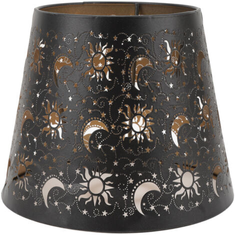 TONYSA Ombre métal abat-jour E27 E26 pince sur Table évider abat-jour en fer pour lampadaire
