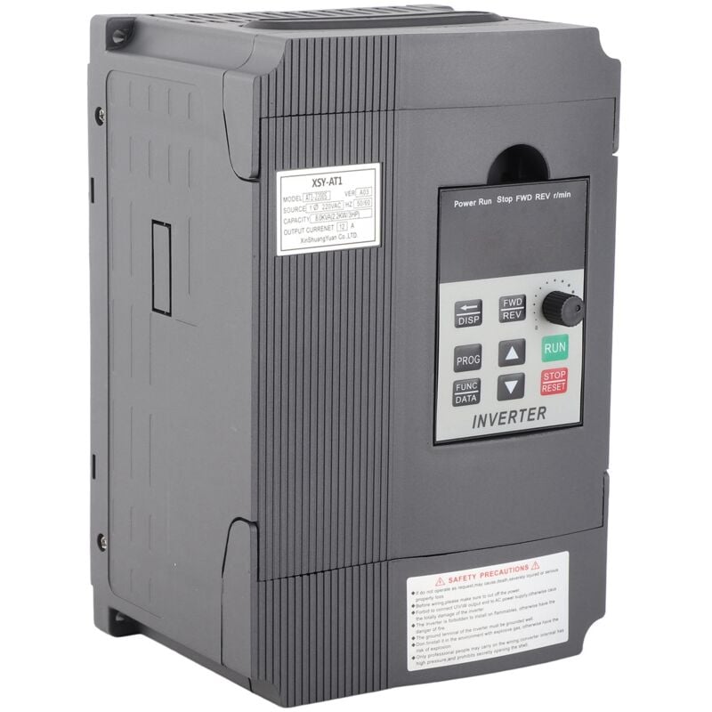 Tonysa - Onduleurs et Convertisseurs vfd AC220V 2,2KW, Convertisseur de Fréquence Monophasé, Convertisseur Universel pour Le Contrôle de la Vitesse