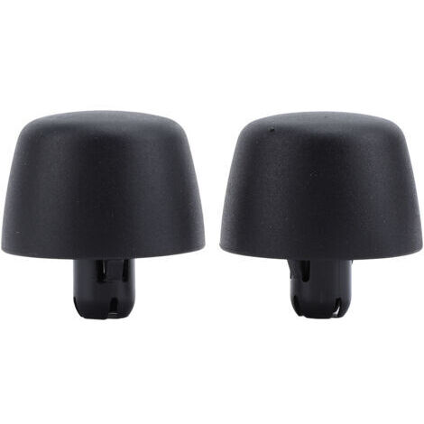 TONYSA Paire de butées de pare-chocs de capot de voiture en caoutchouc noir, Installation facile, coussin de capot 55395650AD pour Wrangler JK One 2007 à 2018