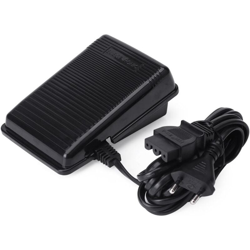 Pédale de Commande à la Maison Machine à Coudre, Pédalier de Machine Electrique à Couture Pédale avec Cordon Contrôleur Variable Vitesse pour Machine