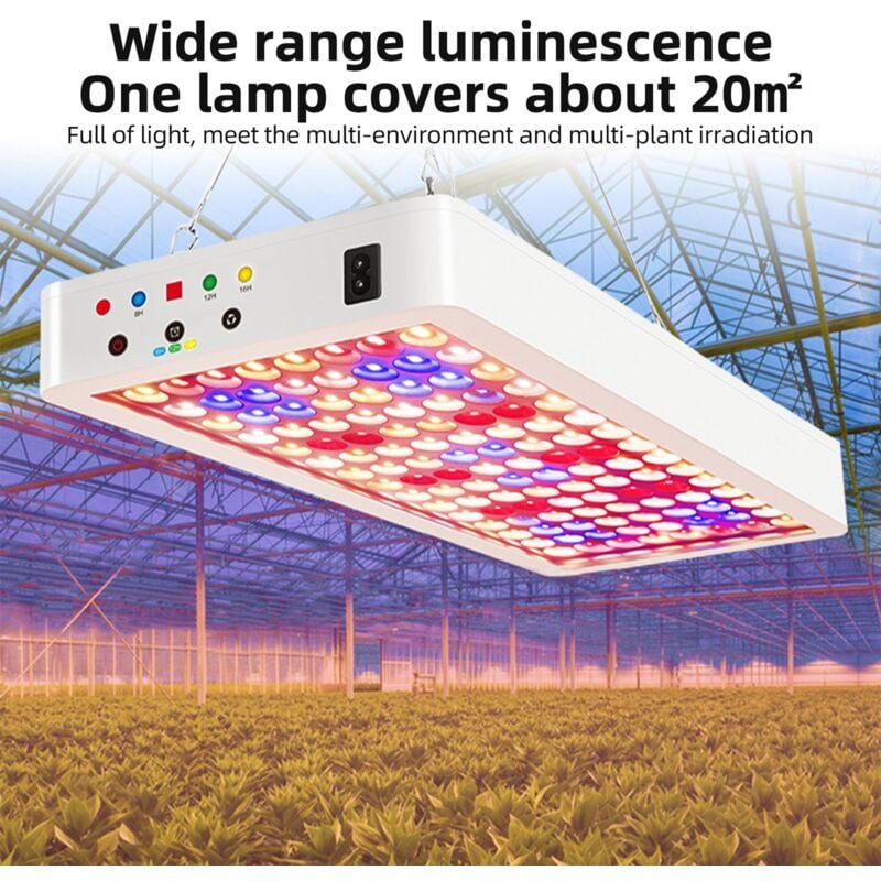 Pflanzenlampe Led Grow Lampe Optical Lense Series, Light uv ir Vollspektrum Wachsen Licht Pflanzenlicht mit Veg & Bloom für Zimmerpflanzen Gemüse und