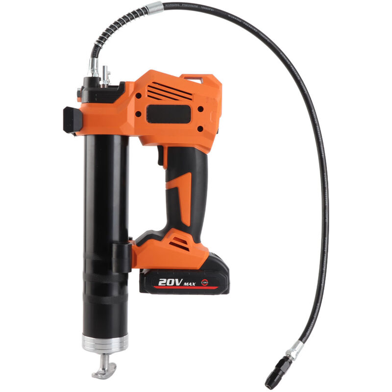 Pompe a Graisse Electrique, Pistolet à Graisse à Batterie , Pompe à Graisse 10000 psi avec 10000mAh Batteries et Chargeur, Tuyau Flexible de 800 mm