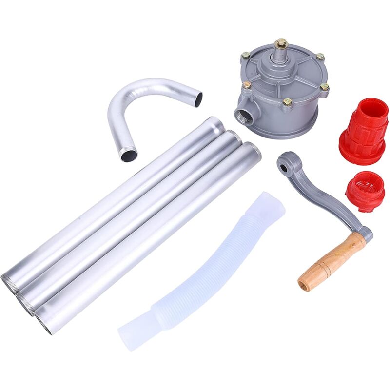 Tonysa - Pompe à Manivelle, Pompe à Huile Manuelle Rotative à Manivelle En Alliage D'aluminium 29 L/min Pompe Transfert Liquide Outil De Pompe De