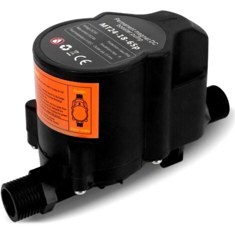 TONYSA Pompe de surpresseur, Pompe de surpression automatique pour chauffe-eau Petite pompe à eau 24V DC