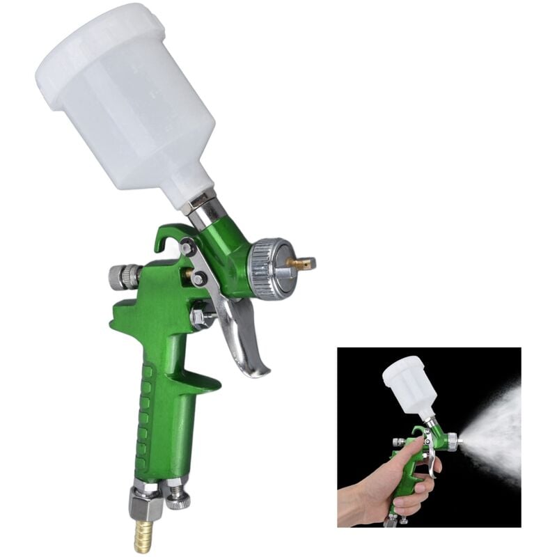 Tonysa - Professionnel Pistolet à Peinture 100cc avec 1 Buses 1,0mm , Pistolet pulvérisateur d'air à Alimentation par gravité hvlp Meubles de Voiture