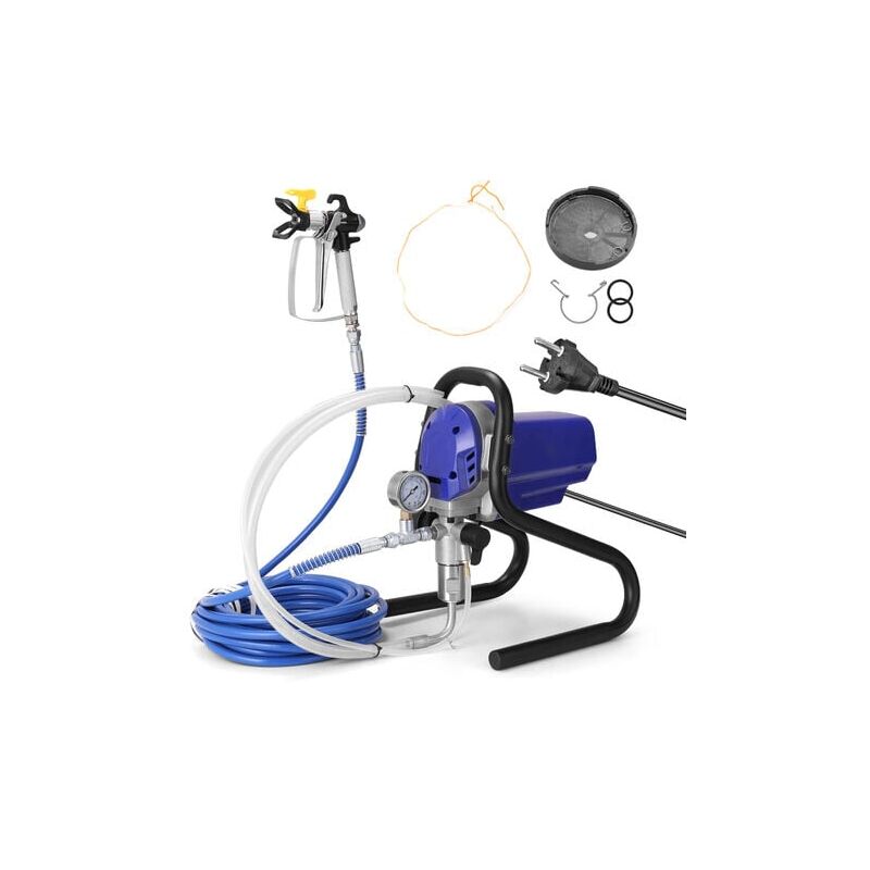 Tonysa - Pulvérisateur sans air haute pression 750W, Machine de pulvérisation de peinture électrique, pour peintures à Dispersion/Latex,Vernis &