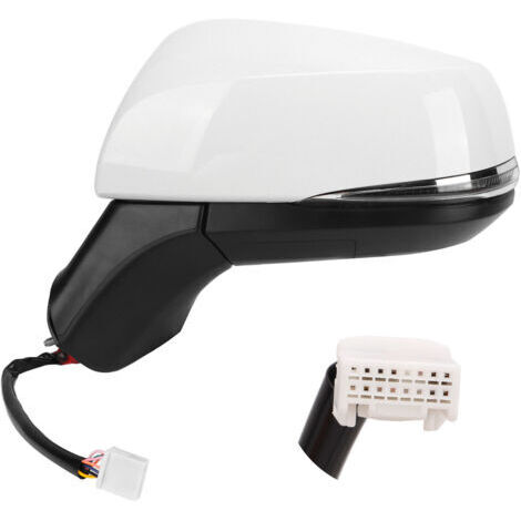 TONYSA Rétroviseur latéral chauffant Super blanc, avec clignotant, surveillance des angles morts, remplacement pour RAV4 XA50 2019 – 2022 gauche