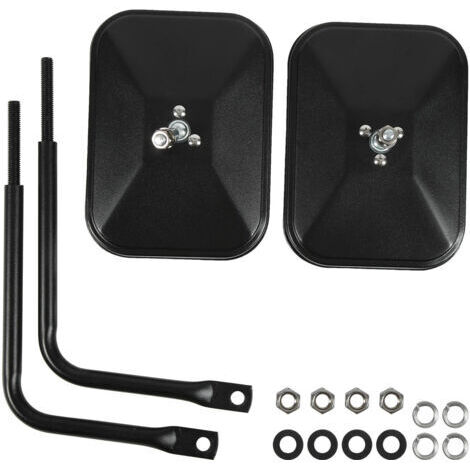 TONYSA Rétroviseur latéral de remplacement pour porte de voiture, pour Jeep Wrangler JK JL TJ YJ CJ