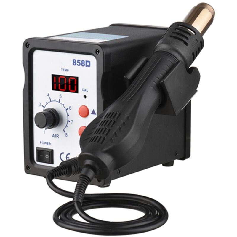 Tonysa - Station de soudage 858D 700 w 220 v Pistolet à air chaud led soudure numérique Dessoudage Pistolet thermique Station de retravail de soudure