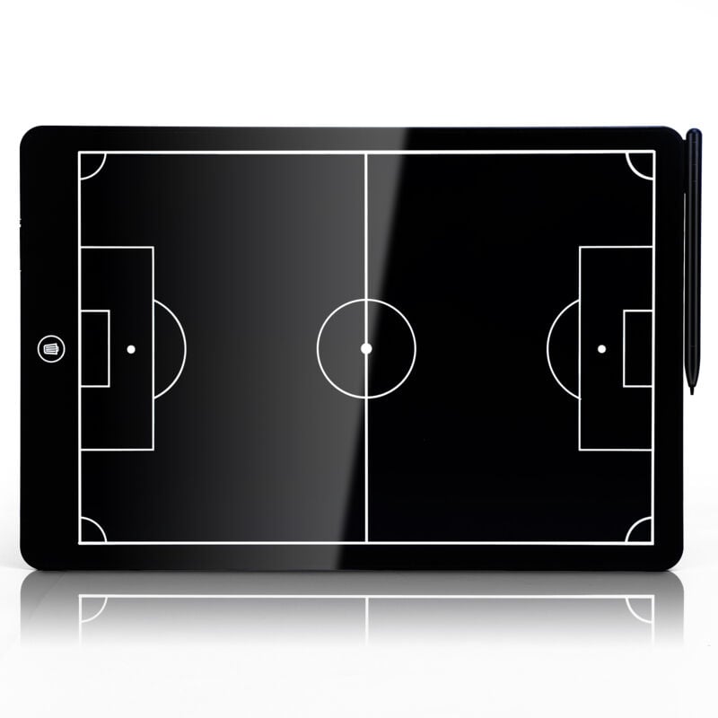 Tonysa - Tableau Tactique de Football avec écran lcd 16 Pouces, Entraîneur de Football Électronique Stratégie Panneau kit Entrainement Football avec