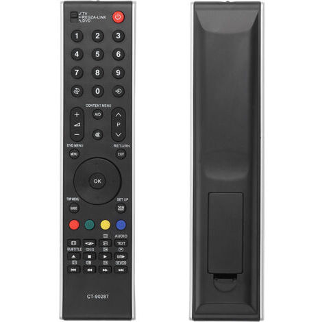 TONYSA Télécommande TV, facile à utiliser, légère, avec boîtier en ABS et gros boutons, compatible avec les modèles CT90307, CT-90327, CT90273 et CT90274.