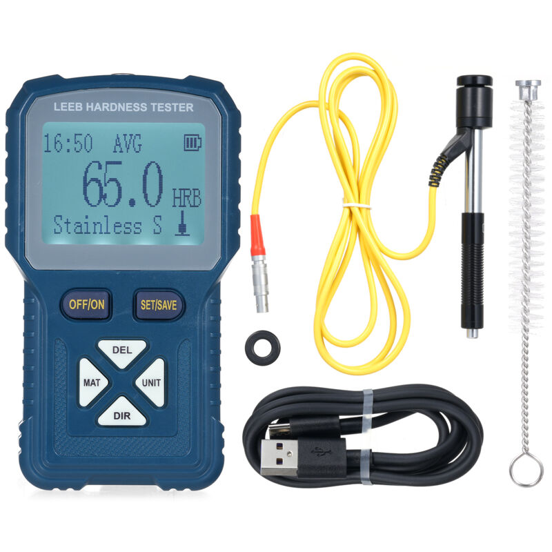 Tonysa - Testeur de dureté Leeb Kit de test de dureté des métaux Duromètre numérique portable 360° hld hb hv hs hra hrb hrc Testeur d'impact de type d