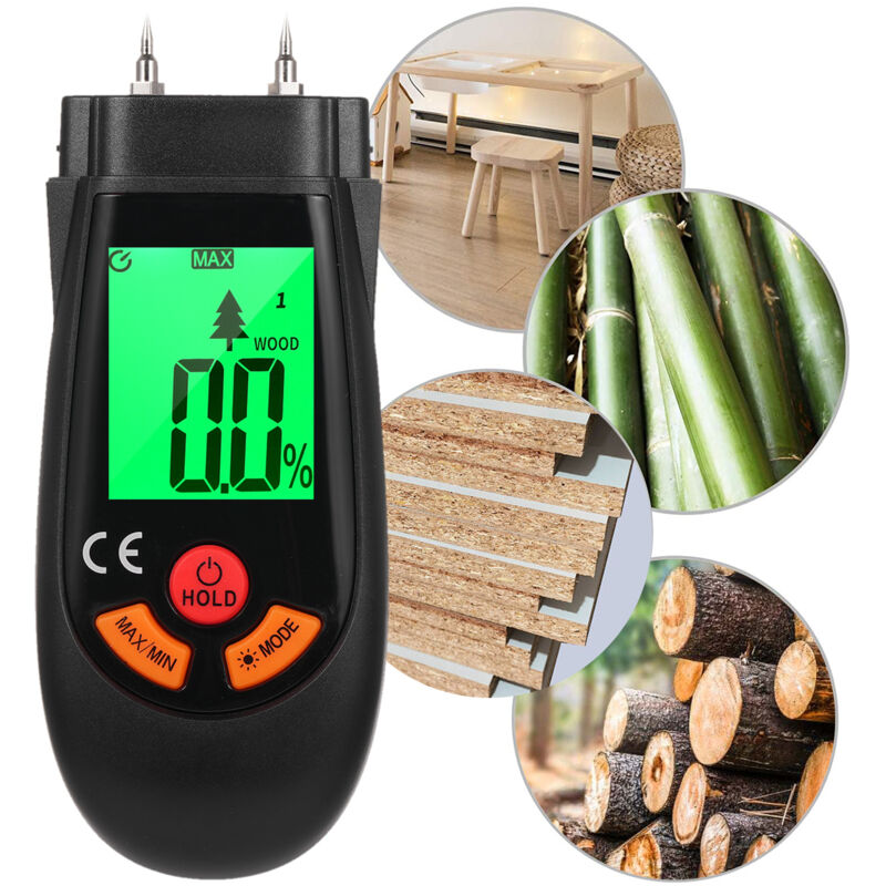 Tonysa - Testeur Humidité,dispose d'une nouvelle fonction de température et d'humidité (3 modes), qui permet de mesurer rapidement la teneur en