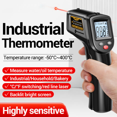 Thermomètre Infrarouge Sans Contact - Prise De Température Corporelle - Numérique - Neuf Avec Emballage