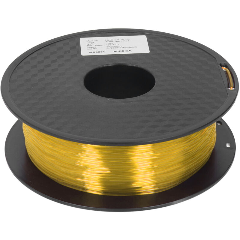 Tpu Filament 1,75mm, Filament tpu flexible pour imprimante 3D, Haute Ténacité et Flexibilité, 1kg(2,2lbs) - Tonysa