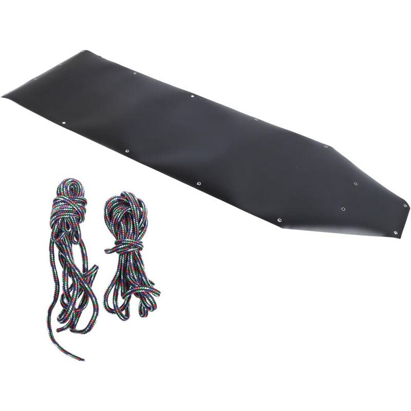 TONYSA Traîneau à Cerf, Tapis de Luge à Neige Portable Polyvalent, Transport de Fournitures de Pêche sur Glace avec Corde de Traction, Facile à