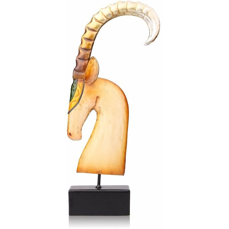 

TOOARTS Cabra africana Escultura de metal Escultura de hierro Escultura abstracta Elaboracion de articulos de decoracion del hogar Arte de decoracion