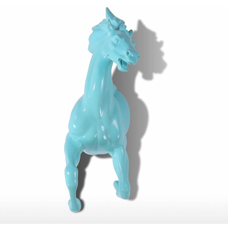 

Tooarts Resina Caballo Corriendo Decoracion de Pared (Azul) Gancho de Pared Regalo Decorativo Escultura Rustica Innovadora