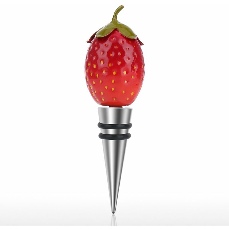 

Tooarts tapon de fresa tapon de botella de vino de hierro sello hermetico corcho de fresa decorativo decoracion de vino moderna decoracion de cocina