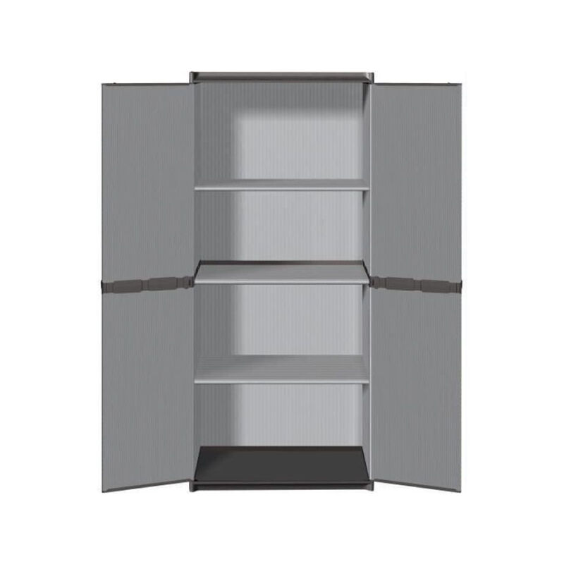 Tood - sogenex armoire de rangement haute en résine 3 tablettes arm. 168-3