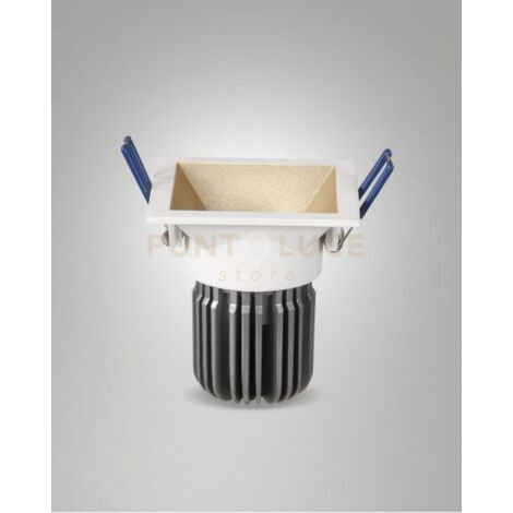 TOODLE FARETTO INCASSO QUADRATO  2700K 1220LM 11W DIMMERABILE ORO